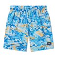 thumbnail image 1 of Speedo Boy's UV Protection Swim Trunk Mid Length Redondo Printed Shorts - High Risk Red, Size S, 1 of 2