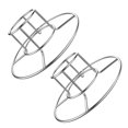 thumbnail image 1 of OUNONA 2Pack Folding Chicken Rack For Grilling Meat Outdoor Grillers Use, 1 of 8
