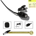thumbnail image 1 of Mini Wired External Microphone Portable Microphone 3.5MM Lavalier Lapel Microphone For Sennheiser For Shure Wireless Black S(For Shure), 1 of 5