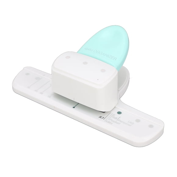 3 Hole Puncher, 4mm Diameter 5mm Paper Feed Flexible Alignment 3 Hole Punch for A4 A5 A6 A7