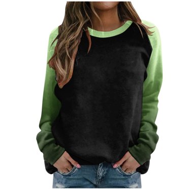 Birdeem Womens Fashion Printed Loose Long Sleeve Blouse Round Neck Casual Pullover Tops Raglan Sleeve Sweatershirt