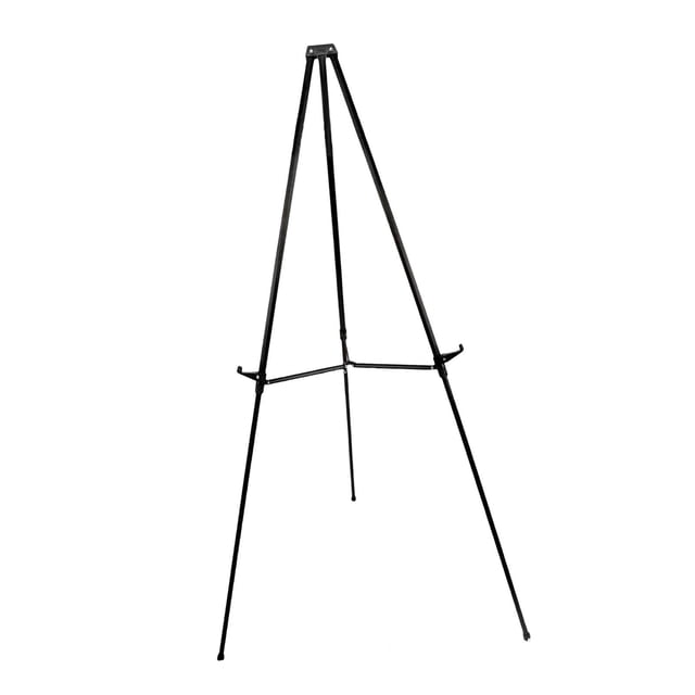Abbracc Support de Présentoir Trépied Hauteur Réglable Support de Panneau Pliant pour Sol