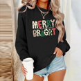 thumbnail image 2 of Pisexur Sweat-Shirt de Noël Décontracté à Manches Longues Col Rond pour Femmes, Chandail Ample et Confortable, Imprimé Mode Festival Automne, 2 of 4