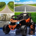 thumbnail image 2 of BeesClover Kids Ride On Car, Licensed Can-Am 12V Ride On UTV w/Dual Motors, Remote Control & All-Terrain Tires, LED Lights & Spring Suspension, Outdoor Electric Toys for Boys Girls, 2 of 7