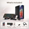 thumbnail image 3 of Gaming PC Desktop – Intel Core i7 Processor upto 4.0 GHz 16GB DDR4 RAM 512GB SSD AMD Radeon RX 550 4GB GDDR5 WiFi Windows 11 Pro ~ AXOII ~ Refurbished, 3 of 5