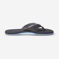 thumbnail image 1 of Hari Mari Men's Dunes Memory Foam Arch Support Flip Flops Charcoal - 1061-213, 1 of 5