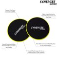 thumbnail image 3 of Synergee Curseurs de Base – Disques d'Exercice Ab Jaunes à Double Face, 3 of 6
