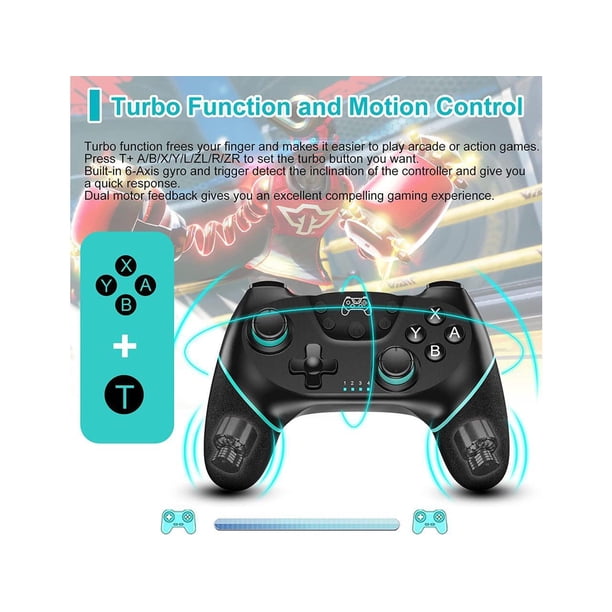 Switch Controller, Wireless Pro Controller Compatible for Nintendo