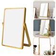 thumbnail image 3 of MasteelfCA Creative Makeup Mirror Creative Wood Table Mirror Bedroom Mirror Light Yellow, 3 of 7