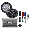thumbnail image 1 of 2) BOSS NX10FD 10" 2800W Shallow/Flat Subwoofers Subs+Mono Amplifier+8Ga Amp Kit, 1 of 4