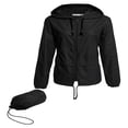 thumbnail image 1 of Veste Imperméable Légère pour Femmes, Couleur Unie, Fermeture Éclair devant, Coupe-Vent, 1 of 6