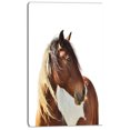 thumbnail image 2 of Grande Illustration de Cheval Brun - Impression d'Art sur Toile d'Animal, 2 of 3