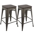 thumbnail image 1 of Tabouret de comptoir industriel Oregon, de LumiSource, 1 of 8