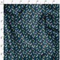 thumbnail image 3 of Soimoi Blue Crepe Silk Fabric Wild Animal Print Fabric by The Yard 42 Inch Wide, 3 of 5
