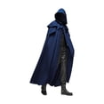 thumbnail image 2 of Cape à Capuche Unisexe Hommes Femmes Solide Longue Cape Costumes de Rôle Manteau Rétro Médiéval Gothique Accessoires de Fête, 2 of 7