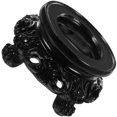 thumbnail image 5 of FRCOLOR Support de Boule de Cristal Style Antique Support de Boule de Cristal en Résine Boules de Cristal Base Creuse Support de Sphère en Cristal, 3.15"X3.15"X1.97 Pouces, 5 of 5