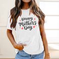 thumbnail image 2 of EQWLJWE Femmes Tops Oversize Graphique Print Tee Shirt en Vrac Manches Courtes Col Rond Épaule Décontractée Tee-Shirt Dégagement, 2 of 7