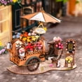thumbnail image 4 of Puzzle 3D Blossom Cart Rolife TGS03, 4 of 5