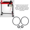 thumbnail image 3 of Hydraulic Log Splitter Seal Kit, Strong Electrical Conductivity Log Splitter Seal Kit Rubber  for Pump, 3 of 7