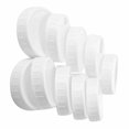 thumbnail image 2 of 20 Pcs Couvercles de Rangement en Plastique Nervurés pour Bouteille Mason à Ouverture Standard Régulière, 86 mm et 70 mm, 2 of 10
