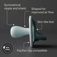 thumbnail image 2 of Tommee Tippee Ultra-light StayPut Pacifier, One-Piece Silicone Design, 0-6m, 2 Pack, 2 of 8