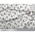 thumbnail image 3 of Soimoi Georgette Viscose Fabric Leaves,Flower & Humming Bird Print Fabric by Yard 42 Inch Wide, 3 of 3