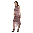 thumbnail image 4 of Moomaya Robe Style Asymétrique pour Femmes Grande Taille Sans Manches Vêtements Décontractés, 4 of 5