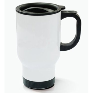 INTBUYING 10 pcs 14oz Sublimation Stainless Steel Mug -Full White Heating Transfer DIY Crafts