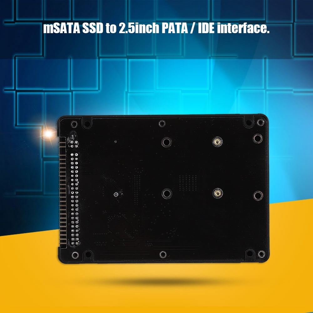 Ide To Msata For Notebook Msata To Ide 2.5 Abs Hard Drive Box Msata Ssd To Ide 2.5 Inch Pata Ide Parallel Port Hard Disk Box Black