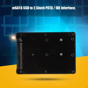 Ide To Msata For Notebook Msata To Ide 2.5 Abs Hard Drive Box Msata Ssd To Ide 2.5 Inch Pata Ide Parallel Port Hard Disk Box Black