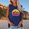 thumbnail image 1 of Mefallenssiah Camisole Sans Manches pour Femmes, Col en V, Pull Imprimé, 1 of 4