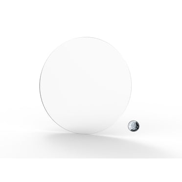 FixtureDisplays® Lot de 1 Disque Rond Rond en Plexiglas Acrylique Clair de 14 Pouces, Lucite, 1/8 Pouces d'Épaisseur 18822-14"-1/8"