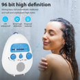 thumbnail image 3 of AMERTEER Adjustable Portable Waterproof Mini Shower Radio Shower AM FM Button Speaker Bathroom Speakers Radio, 3 of 8