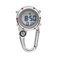 thumbnail image 2 of jinwen Carabiner Watch Clip Electronic Watch with Alarm Clock Unisex Accurate Date Week Red, 2 of 9