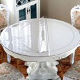 thumbnail image 1 of ORUYROP Upgraded Clear Round Table Cover 42 Inches 2mm Thick Waterproof Vinyl Table Protector, 1 of 7