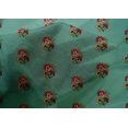 thumbnail image 4 of oneOone Cotton Silk Fabric Floral Block Printed Fabric 1 Yard 42 Inch Wide, 4 of 4
