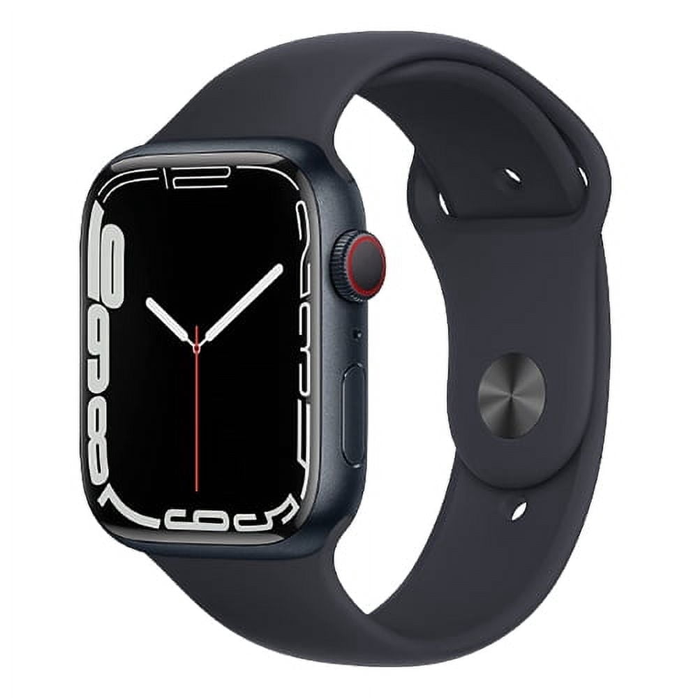Refurbished Apple Watch Series 7 Aluminum 41 mm (GPS + Cellular) Midnight Black (Grade B)