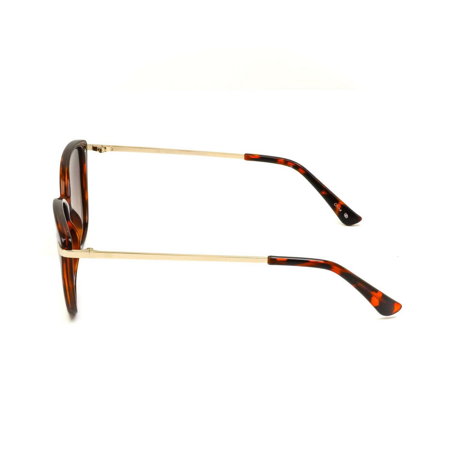 Time & Tru Women's Polarized Tort Cat-Eye Sunglasses