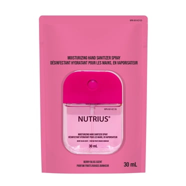 Nutrius Berry Bliss Hand Sanitizer Spray, 30 ml