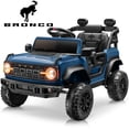 thumbnail image 1 of iYofe Ford Bronco Raptor Electric Ride on Toy Car for Toddler Kids, 12V Battery Powered Ride on Cars w/Remote Control, Bluetooth & Lights, Blue, 1 of 7