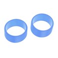thumbnail image 3 of 2pcs/set Tennis Racket Badminton Tennis Racket Grip Tape And Dry Feel Tennis Grip Racket Handle Silicone Ring Sweat Absorption Tennis Overgrip Fixing Ring, 3 of 8