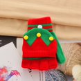 thumbnail image 3 of Gants Sans Doigts Mode Gants Demi-Doigts Doux Gants à Rabat pour Noël, 3 of 6