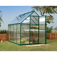 thumbnail image 3 of Canopia by Palram Mythos 6 ft. x 8 ft. Greenhouse - Green, 3 of 8