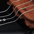 thumbnail image 3 of Collier Chaîne Serpent Plaqué Argent pour Femmes de 16 Pouces - 24 Pouces, Bijoux, 3 of 8