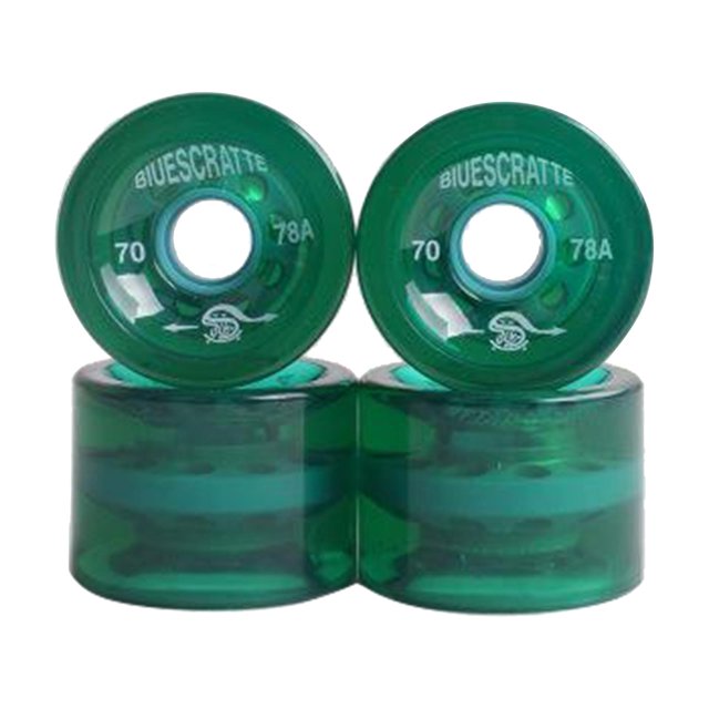 4x Roues pour Patins 78A 78A 70xx51 mm Ensemble de Longboard de Skate Roues de Rechange Vert