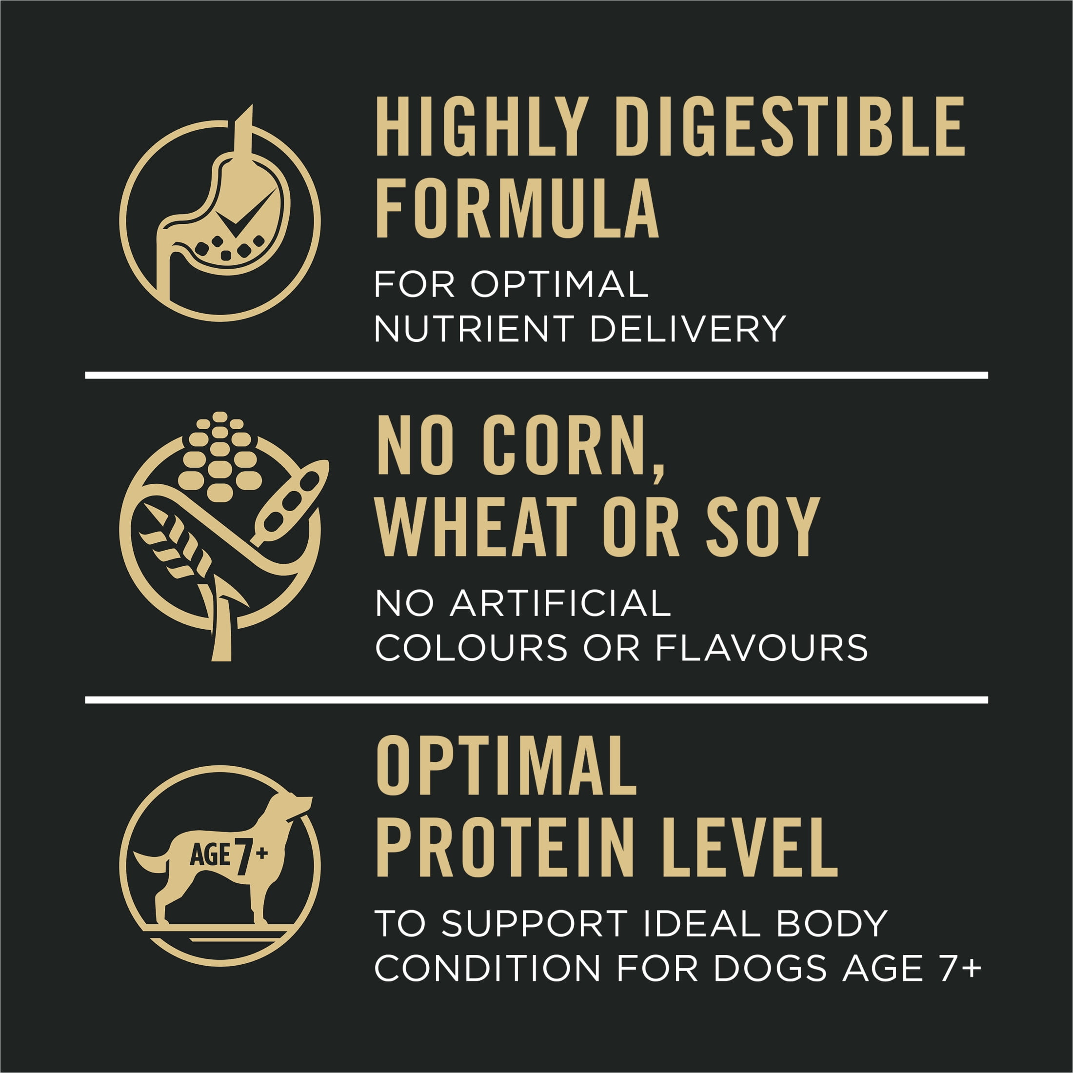 Purina Pro Plan Sénior Peau et Estomac Sensibles Adulte 7+ Saumon, Nourriture Sèche pour Chiens