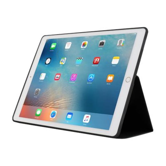 Incipio Clarion Folio - Flip cover for tablet - thermoplastic polyurethane (TPU) - black, translucent - for Apple 12.9-inch iPad Pro (1st generation, 2nd generation)