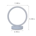 thumbnail image 2 of EGNMCR Desk Lamp Bedside Lamp Control Table Lamp With USB Charging Port Bedside Lamp, Mini Circle Table Lamp For Bedroom Living Room Bedside Lamp Night Night light, 2 of 8