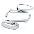 thumbnail image 1 of Krator Custom Rear View Mirrors Chrome Pair w/Adapters Compatible with Suzuki SV650 SV 650, 1 of 3