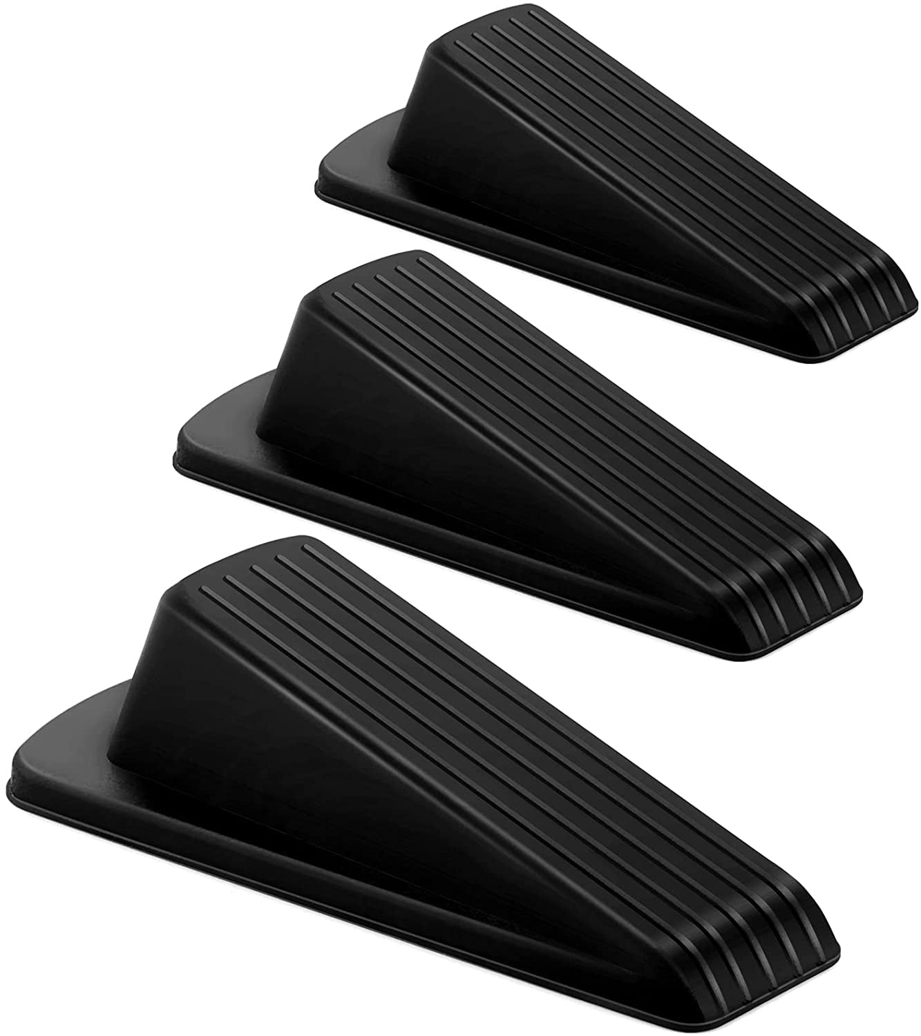 Door Stoppers Rubber Door Stopper Wedge, Door Gaps and Prevent The Lock-Outs